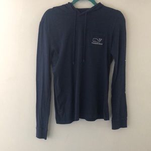 Vineyard vines navy blue and white sweatshirt size small